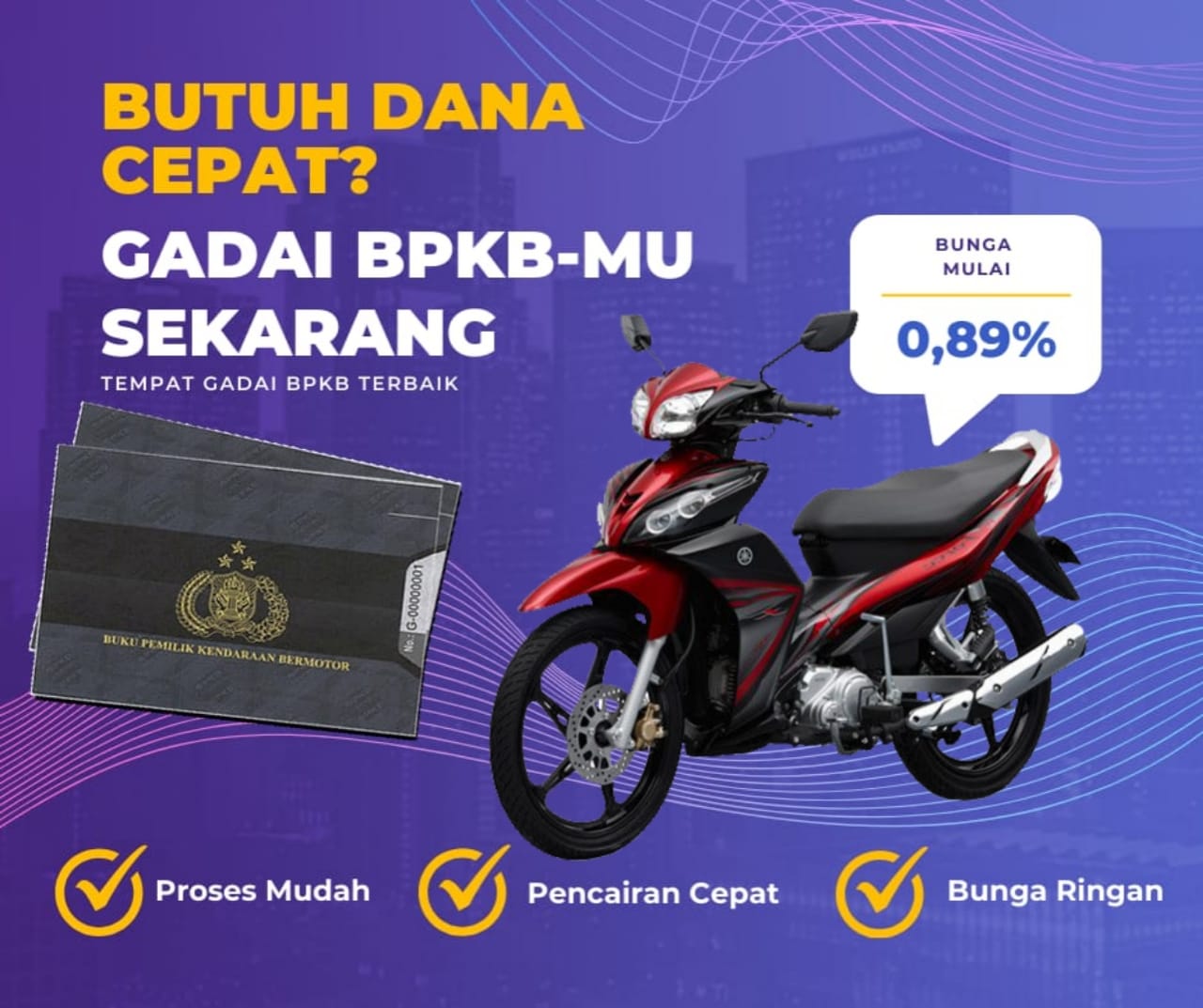 Kredit Jaminan Bpkb Motor Yamaha Force 110 Dapat Dana Berapa? Seperti Ini Simulasinya